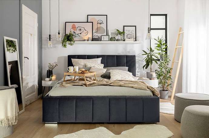 syntia upholstered bed