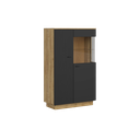 Zenda glass door cabinet