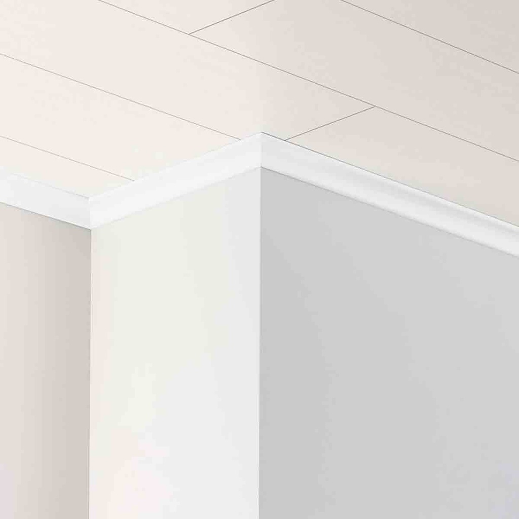 White high gloss Decor ceiling profile HKL