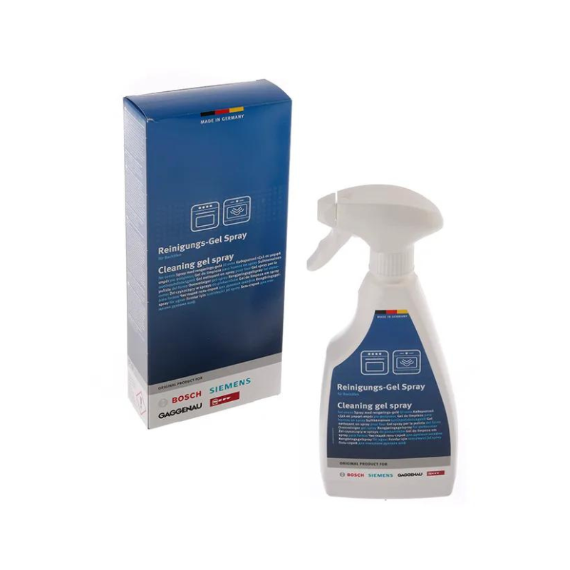 Cleaning gel spray for ovens