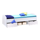 [22-333-17-9] Nemo bed with 2 drawers
