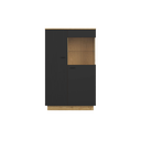Zenda glass door cabinet